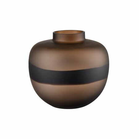 ELK SIGNATURE Dugan Vase - Short Tobacco H0047-10980